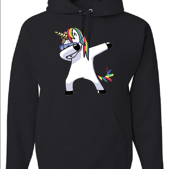 unicorn dabbing hoodie - Picture 1 of 1